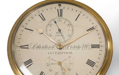 [M] A 2 DAY CHRONOMETER MOVEMENT BY LITHERLAND DAVIES & CO., LIVERPOOL, CIRCA 1845