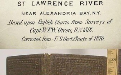 Map / Of Part Of The / Thousand Islands / Of The / St. Lawrence River / Near Alexandria Bay, N.Y. / Based Upon English Charts From Surveys Of / Capt. W.F.W. Owen, R.N. 1818 / Corrected From U.S. Govt. Charts Of 1876