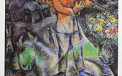 Marc CHAGALL (1887-1985), Ausstellungsplakat / Exhibition poster, Galerie Maeght, Paris,...