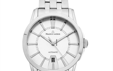 Maurice Lacroix Pontos Date PT6148-SS002-130 - Pontos Automatic Silver Dial Stainless Steel Men's