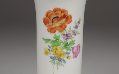 Meissen - Vase - marque à l'épée bleue, 1er choix, 1x vase à tige avec...