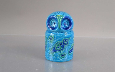 Mid-century modern Bittosi Italy art pottery owl moneybox