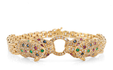 Mixed Gemstone & Diamond Bracelet