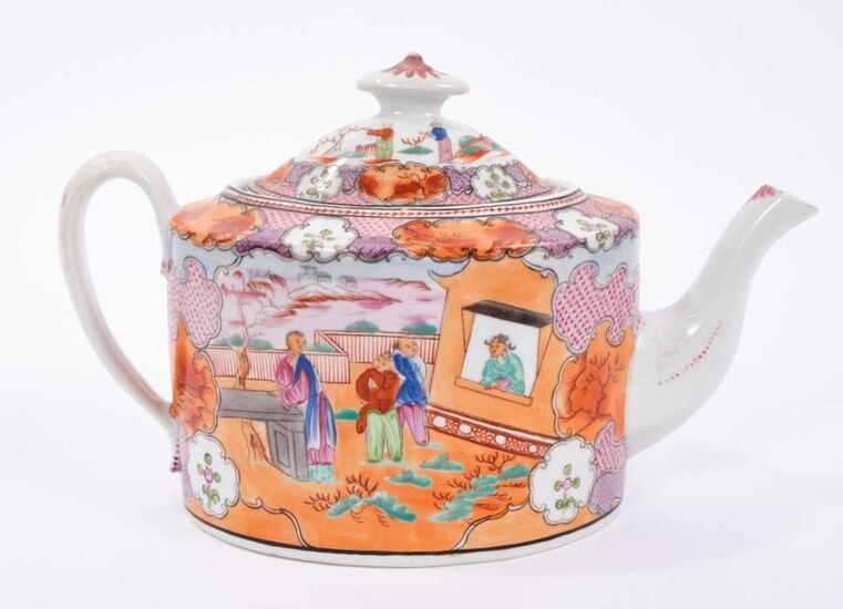 New Hall teapot and cover
