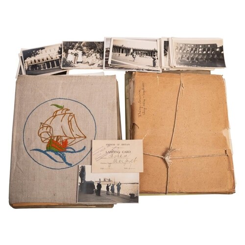 Of Canada interest. A collection of liner ephemera and photo...