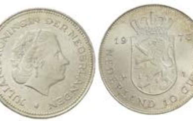 Olanda - Giuliana (1948-1980) - Lotto di 3 monete da...