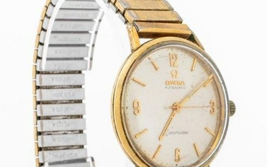 Omega 14K Gold Automatic Seamaster Watch, Vintage