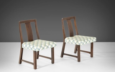 Pair of Dunbar Model No. 294W Side Chairs / Dining Chairs by Edward Wormley for Dunbar in Mahogany