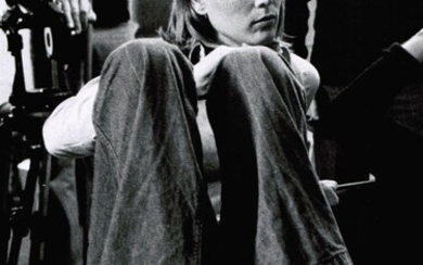 Photographie originale] Trois portraits photographiques de Marthe Keller pendant le tournage de "La chute d'un corps", film de Michel Polac, 1973, photographies de Jean-Michel Folon
