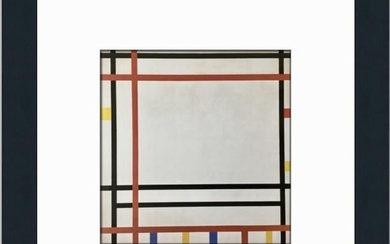 Piet Mondrian New York Boogie Woogie Custom Framed Print