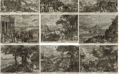 Pieter Stevens II (1567-1624), Aegidius Sadeler II (1570-1629) - Series of the Months (12)