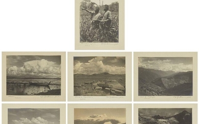 Robert M Gerstmann, 1896-1964- Titicaca, Bolivia; gelatin silver print, signed and titled in pencil on the mount: together with six further gelatin silver prints by the same photographer, (7) (unframed (ARR)