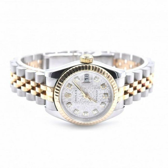 Rolex Ladies Datejust Two-Tone Custom MOP Dial and