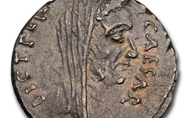 Roman Imperatorial Silver Denarius Julius Caesar