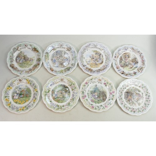 Royal Doulton Brambly Hedge plates to include: Homeward Bou...