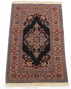 Semi-Antique Hand-Knotted Kaiseri Carpet