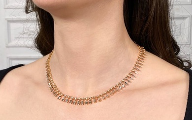 Shay Diamond Dot & Dash 18k Necklace