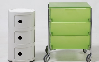 Side table designed by Antonio Citterio and Oliver LÃ¶w for the Kartell brand, c. 2000
