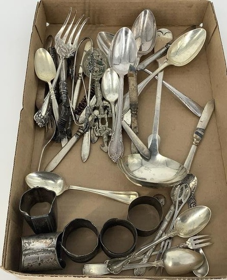 Silver Plate and Sterling Silver Housewares and Flatware