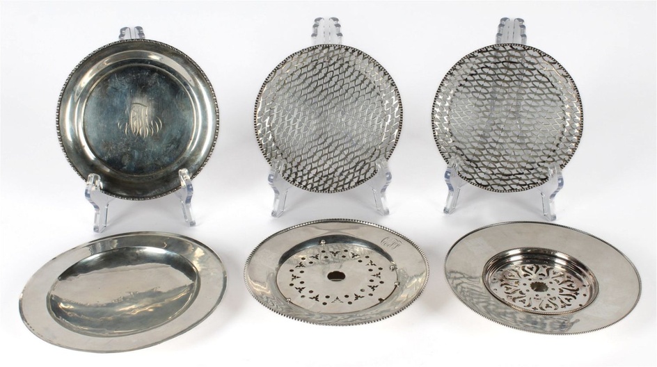 Six Sterling Silver Dishes Incl. Frederick Gyllenberg