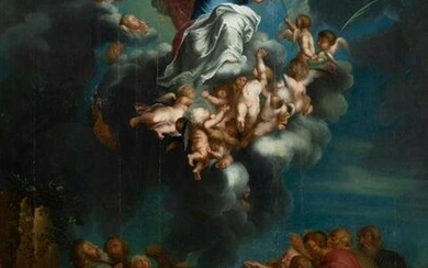 THE ASSUMPTION OF THE VIRGIN OIL PAINTING