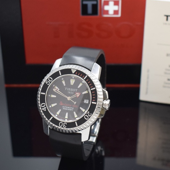 TISSOT gents wristwatch Seastar 1000, self winding, Switzerland...