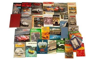 Thirty-Six Titles Relating to Motor Racing and Rallying No Reserve