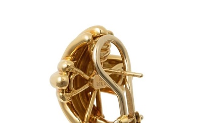 Tiffany & Co. 18K Yellow Gold X Signature Earrings
