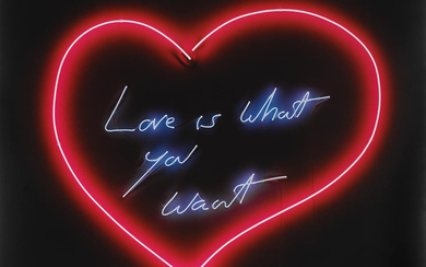 Tracey Emin (British, born 1963) Love is What You Want