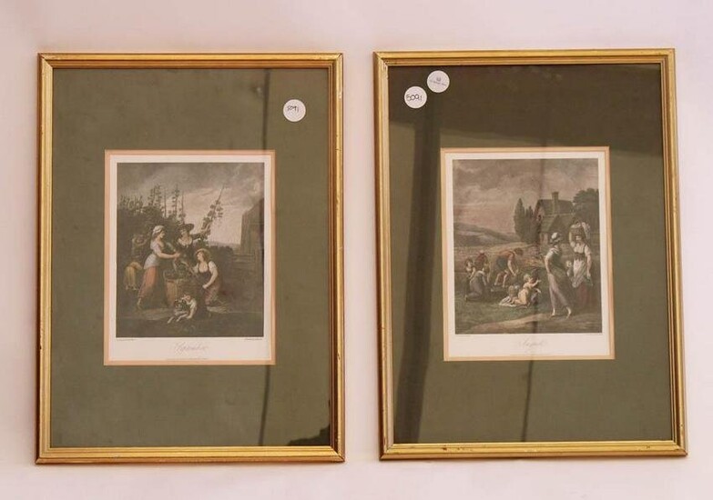 Two English Prints, August and September