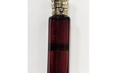 Victorian double-ended scent flask by S Mordan & Co, the fac...