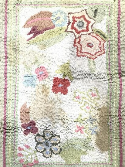 Vintage Floral Detailed Rug / Mat