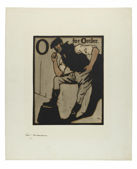 WILLIAM NICHOLSON (1872-1949) O is for Ostler, from: An Alphabet