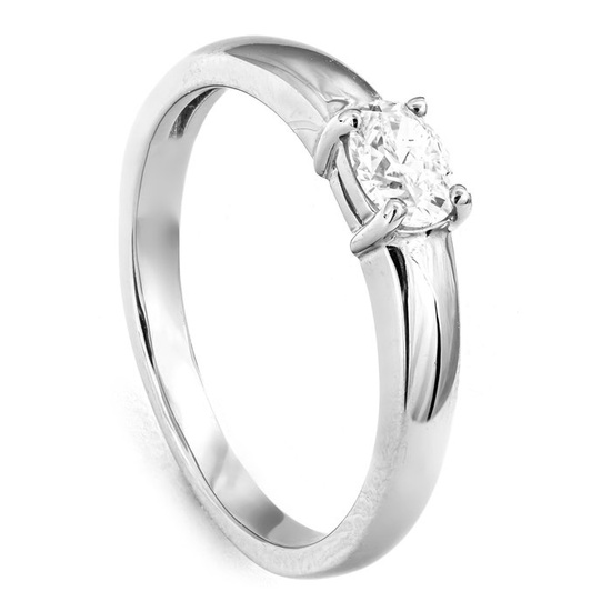 0.30 tcw VVS1 Diamond Ring Platinum - Ring - 0.30 ct Diamond