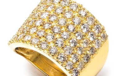 14 kt. Yellow gold - Ring - 2.13 ct Diamonds - No Reserve Price