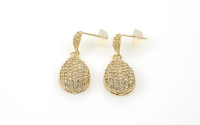 1.40ct Diamond Drop Earrings