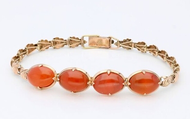 18 kt. Pink gold - Bracelet - 9.64 ct Agate