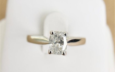 18 kt. White gold - Ring - 0.82 ct Diamond