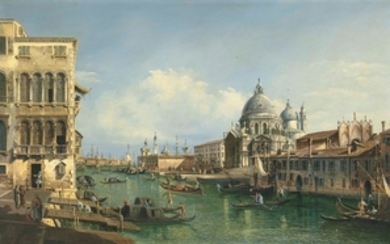 After Bernardo Bellotto, The Grand Canal, Venice, with the Santa Maria della Salute