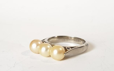 19,2 kt. Gold - Ring Pearl