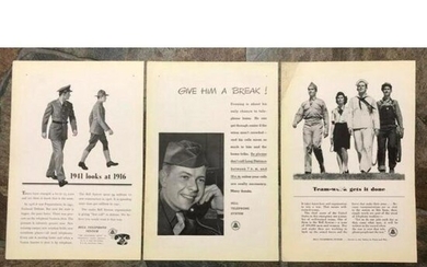 1940's World War II Bell Telephone Ads, Soldiers