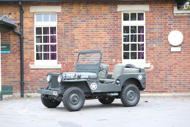 1952 Willys Jeep Model C M38 Military 4x4, Chassis no. 36117446