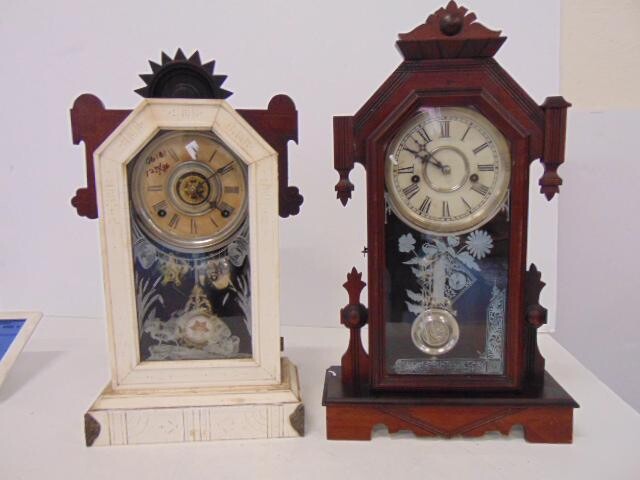 2 Gingerbread Clock , Waterbury and Gilbert, Time and
