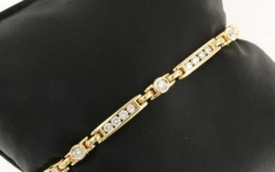 18 kt. Gold - Bracelet - 1.70 ct Diamond