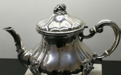Teapot - .800 silver - Italy - Second half 20th century