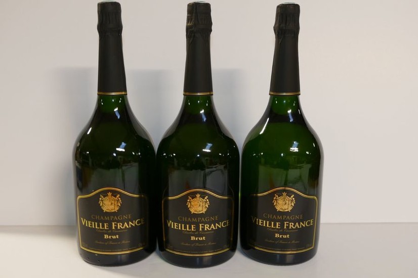 3 Magnums Champagne Charles de Cazanove Cuvée Vieille...