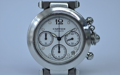 Cartier - Pasha Chronograph - With Box - "NO RESERVE PRICE" - REF. 2412 - Men - 2011-present