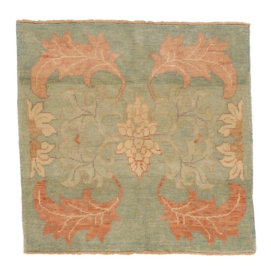4'5 x 4'5 Hand-Knotted Turkish Donegal Area Rug