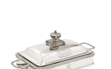 A GEORGE III SILVER TOASTED CHEESE DISH, MARK OF WILLIAM EATON, LONDON, 1818