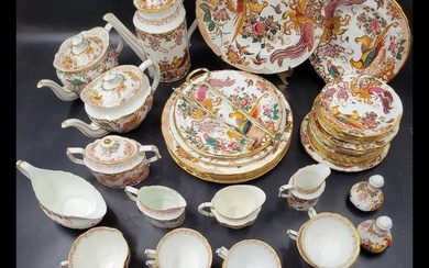 49 Pc Set Of Royal Crown Derby Porcelain China "Olde Avesbury"
